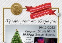 Ο Δήμος Ηρακλείου Αττικής ανάβει δύο Χριστουγεννιάτικα δέντρα στην πόλη με Cadjo Dilo, παιδικό πρόγραμμα και Χριστουγεννιάτικο Χωριό