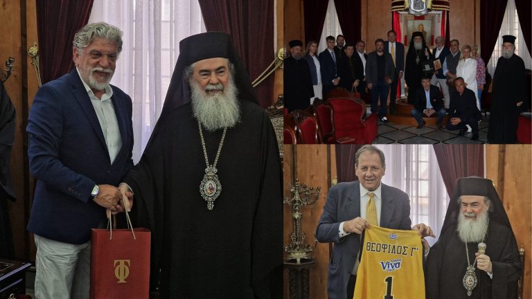 Στους Αγίους Τόπους ο Δήμαρχος ΝΦ-ΝΧ Γιάννης Βούρος μαζί με την αποστολή της μπασκετικής ΑΕΚ για τον αγώνα με την Χάποελ Ιερουσαλήμ