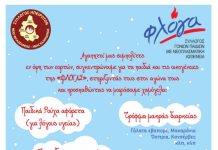 Σύλλογος Ηπειρωτών Νέας Φιλαδέλφειας: Χριστουγεννιάτικη δράση αγάπης για τα παιδιά της «Φλόγας»