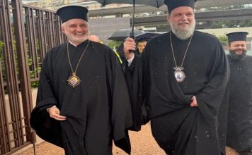 Επίσκεψη Αρχιεπισκόπου Αμερικής κ. Ελπιδοφόρου στο Ιωνικό Κέντρο της Μητρόπολης Νέας Ιωνίας