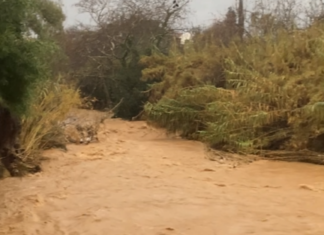 Ανησυχητική εικόνα από τον Ποδονίφτη στη Νέα Φιλαδέλφεια λόγω κακοκαιρίας