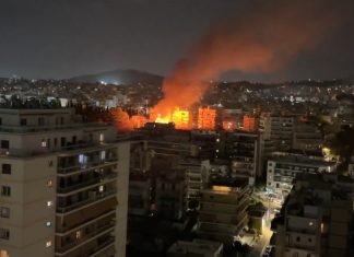 Πυρκαγιά και στο πρώην εργοστάσιο Εριουργίας στα Άνω Πατήσια – Το βράδυ της Κυριακής 18/1
