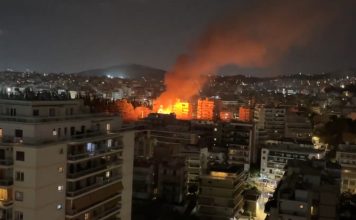 Πυρκαγιά και στο πρώην εργοστάσιο Εριουργίας στα Άνω Πατήσια – Το βράδυ της Κυριακής 18/1