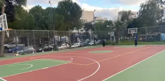 Νέα Χαλκηδόνα: Πλήρως ανακατασκευασμένο το γήπεδο μπάσκετ στην οδό Δωδεκανήσου (BINTEO)