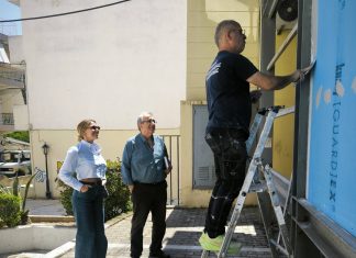 Ξεκίνησαν οι εργασίες αναβάθμισης στην πλατεία έξω από το Πνευματικό Κέντρο Νέας Χαλκηδόνας