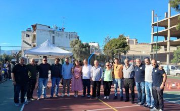 Δείτε εικόνες από τα εγκαίνια του γηπέδου μπάσκετ στη Δωδεκανήσου στη Νέα Χαλκηδόνα