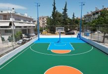 Παραδόθηκε ανακαινισμένο το γήπεδο μπάσκετ της οδού Πλαστήρα στη Νέα Φιλαδέλφεια – Δείτε φωτογραφίες