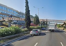 Κυκλοφοριακές ρυθμίσεις στην Εθνική Οδό λόγω νέας πεζογέφυρας Φλαβιανών στη Νέα Φιλαδέλφεια