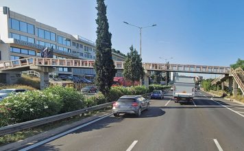Κυκλοφοριακές ρυθμίσεις στην Εθνική Οδό λόγω νέας πεζογέφυρας Φλαβιανών στη Νέα Φιλαδέλφεια