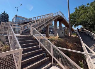 Νέα Φιλαδέλφεια: Παραδόθηκε η νέα γέφυρα στην οδό Φλαβιανών