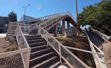 Νέα Φιλαδέλφεια: Παραδόθηκε η νέα γέφυρα στην οδό Φλαβιανών
