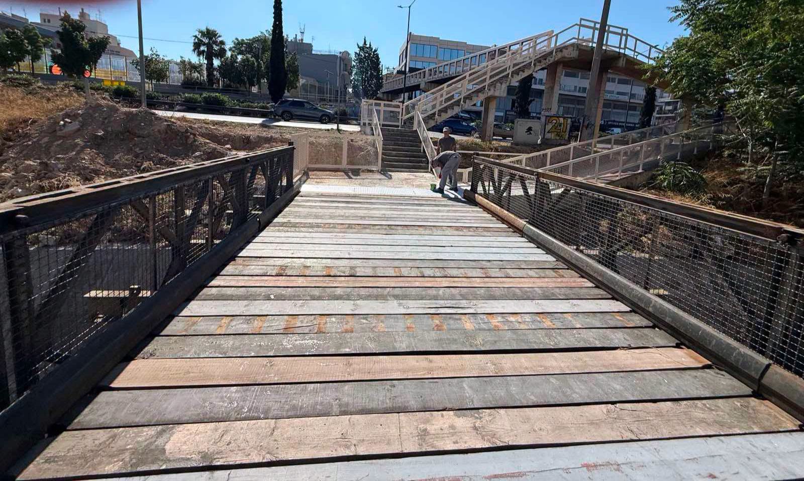 Νέα Φιλαδέλφεια: Παραδόθηκε η νέα γέφυρα στην οδό Φλαβιανών